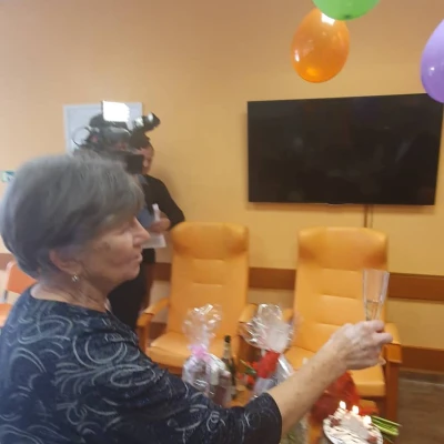 Pan Melich slaví 103 let !!! Natáčela TV Nova