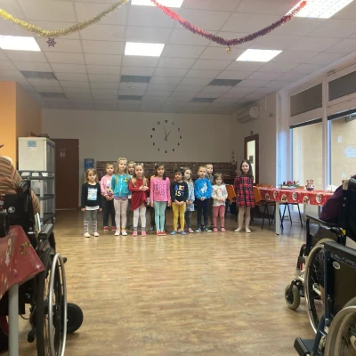 Vánoční odpoledne s dětmi z MŠ Šumvald